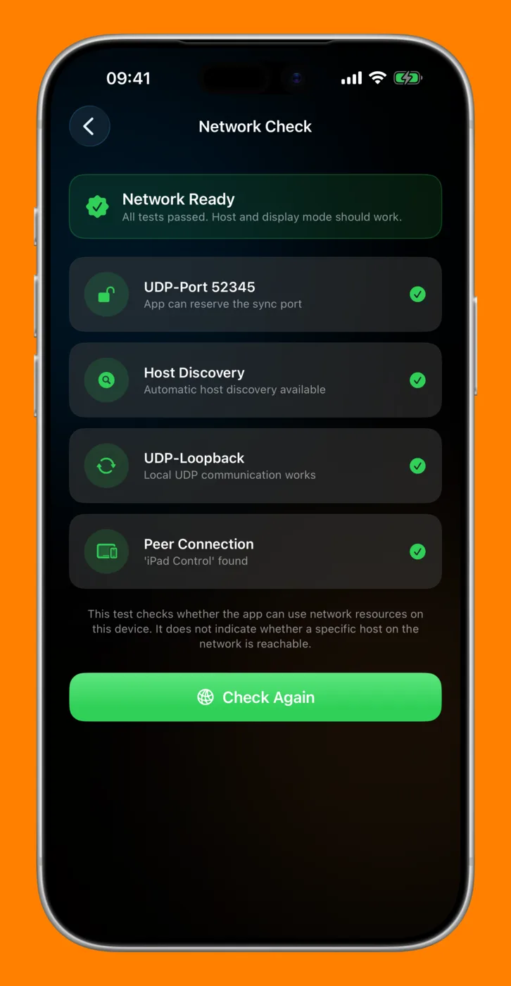 iPhone – network check